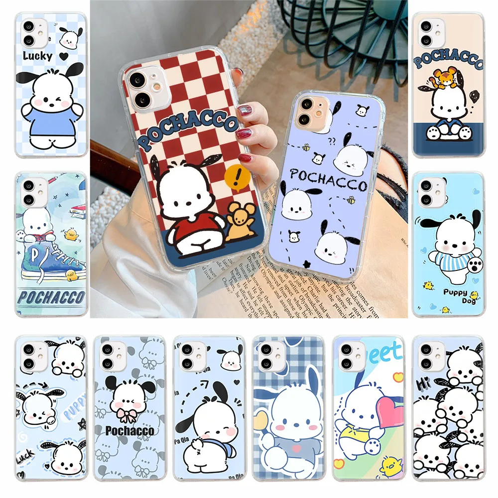 ZY25 Pochacco Clear Case for LG VELVET G8 ThinQ G8X K62 K42 K61 K52 K92 Q61 Q60 Q52 V40 V50 V60 THINQ5