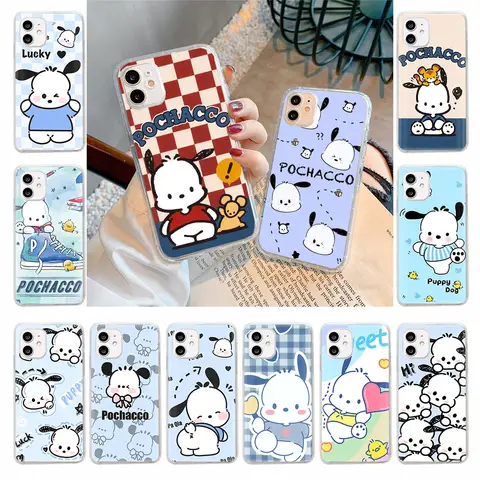 ZY25 Pochacco Clear Case for LG VELVET G8 ThinQ G8X K62 K42 K61 K52 K92 Q61 Q60 Q52 V40 V50 V60 THINQ5