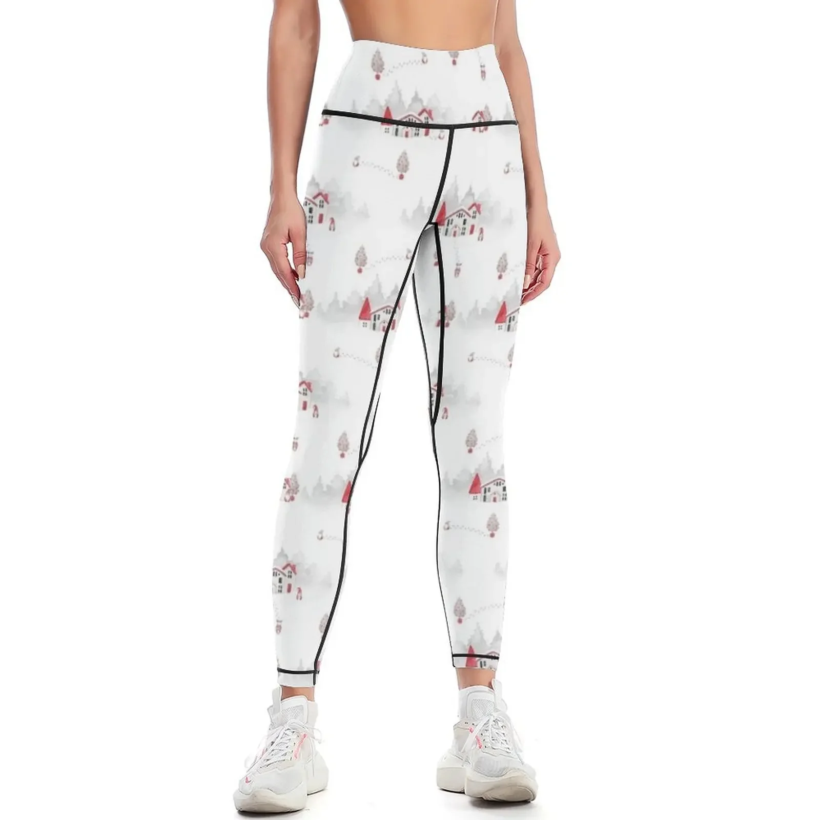 

Winter village Leggings Women's sports pants Sports pants for Women's pants sportswear for gym Womens Leggings