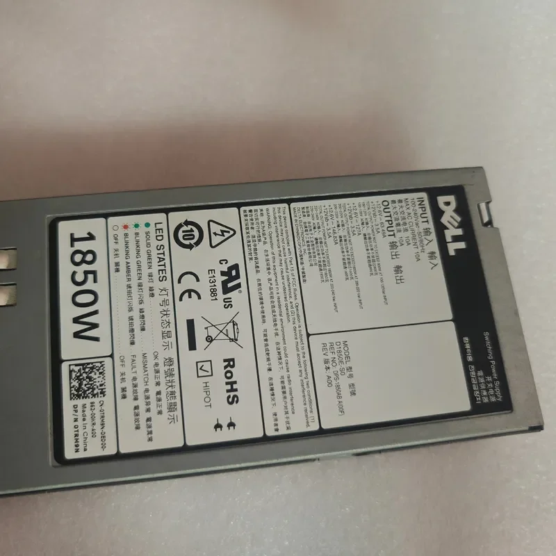 for DELL D1850E-S0 DPS-1850AB-A Power Supply Unit Replacement Compatible with Desktop Computer Server Hardware Component