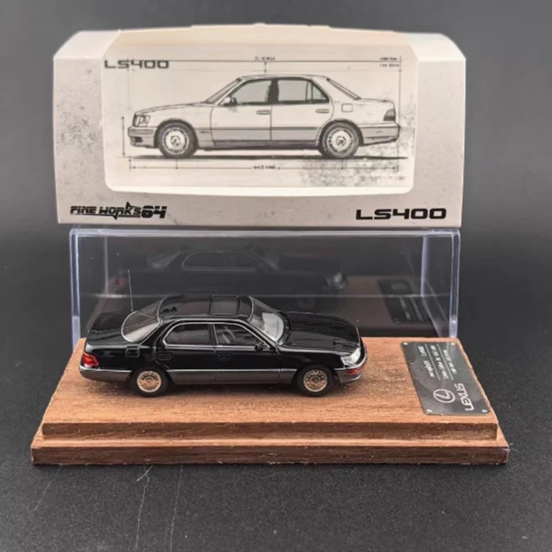 

Fine Works 1/64 Scale Lex LS400 Alloy Simulation Metal Car Model Static Collection Decorated Holiday Gifts Toys Souvenir Gift