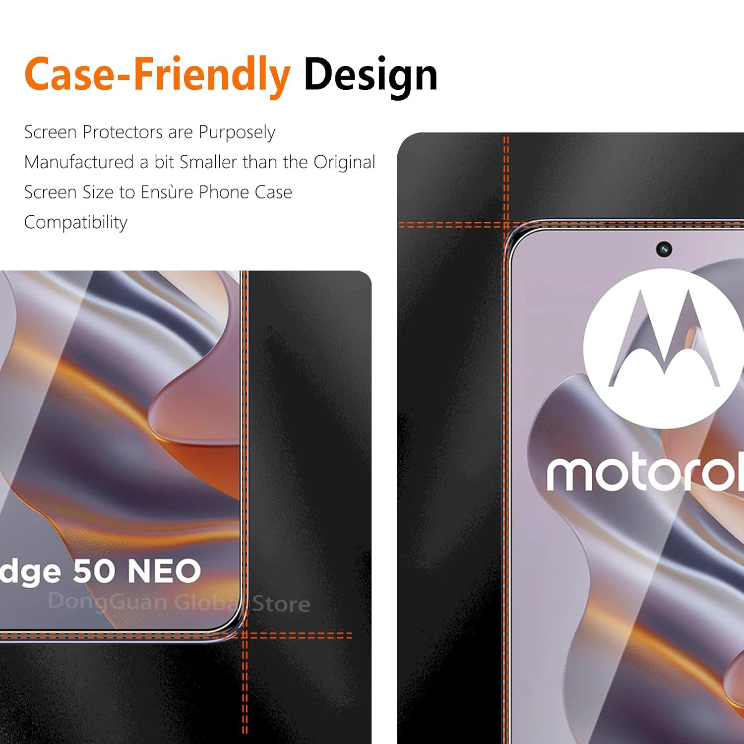 2/3/4 unidades de vidro temperado para Motorola Moto Edge 50 Neo filme protetor de tela de vidro temperado