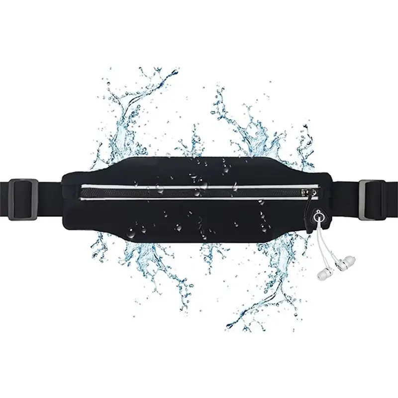 Running Belt Fanny Pack Slim Runners Waist Pack Reflective Running Gear For Exercise Marathon Jogging Multi-Purpose