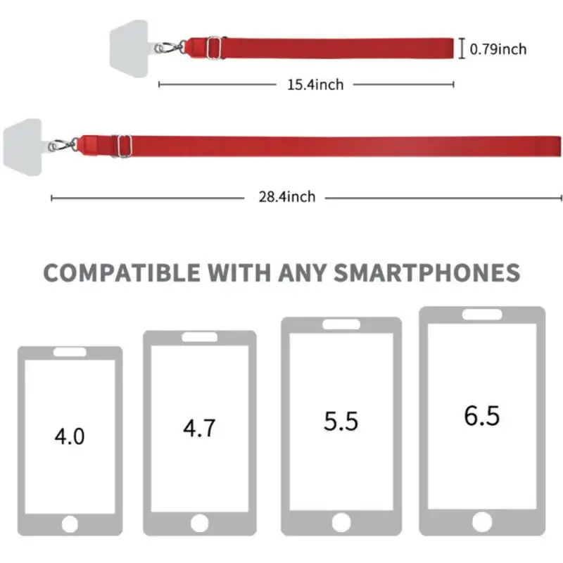 Cell Phone Anti Lost Fall Neck Straps Cord Lanyard Adjustable Lanyard Strap Safety Tether Universal Mobile Phones Accessories