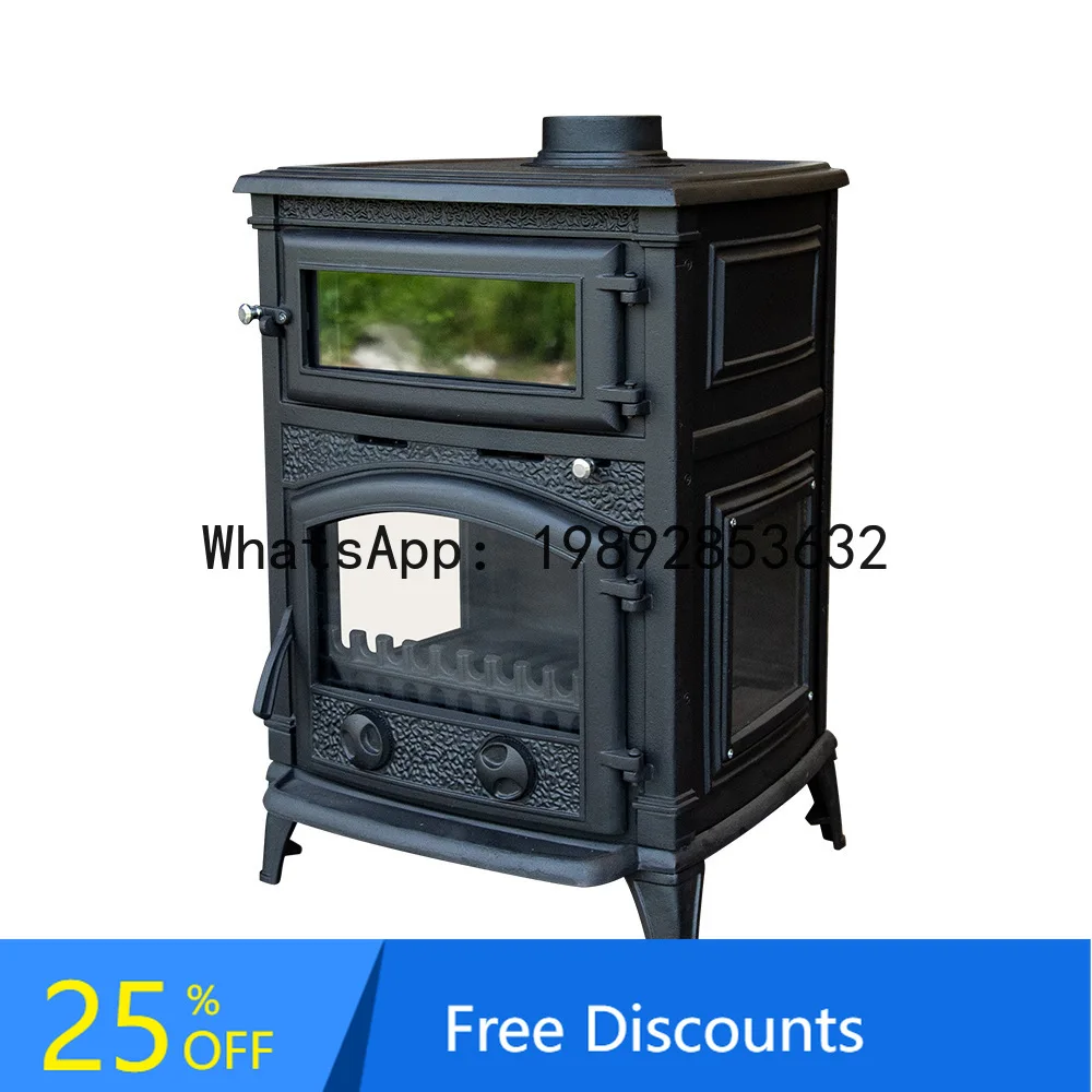 

CZ European and American Classical Indoor Fireplace Wood Heating Stove Cast Iron Fireplace with Oven