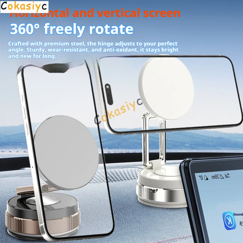 سيارة فراغ حامل هاتف مغناطيسي المحمولة طوي للتدوير شفط كأس حامل ل LYNK & CO 900 LYNKCO 09 01 18 03 05 06 07 #2