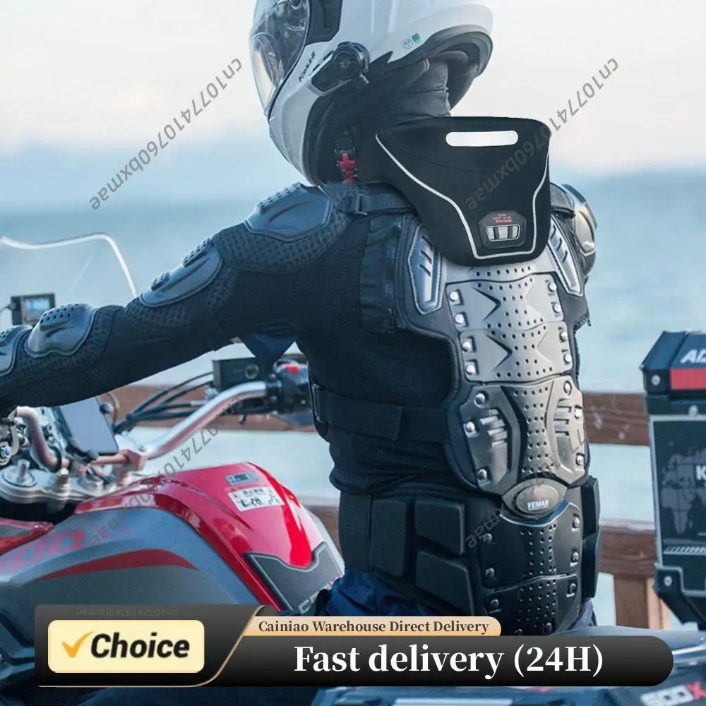 

Motorcycle Neck Protection Anti-Shock Protective Motorcycle Neck Brace Anti-Fatigue Safe Neck Protection Zipper Spine Neck Pad