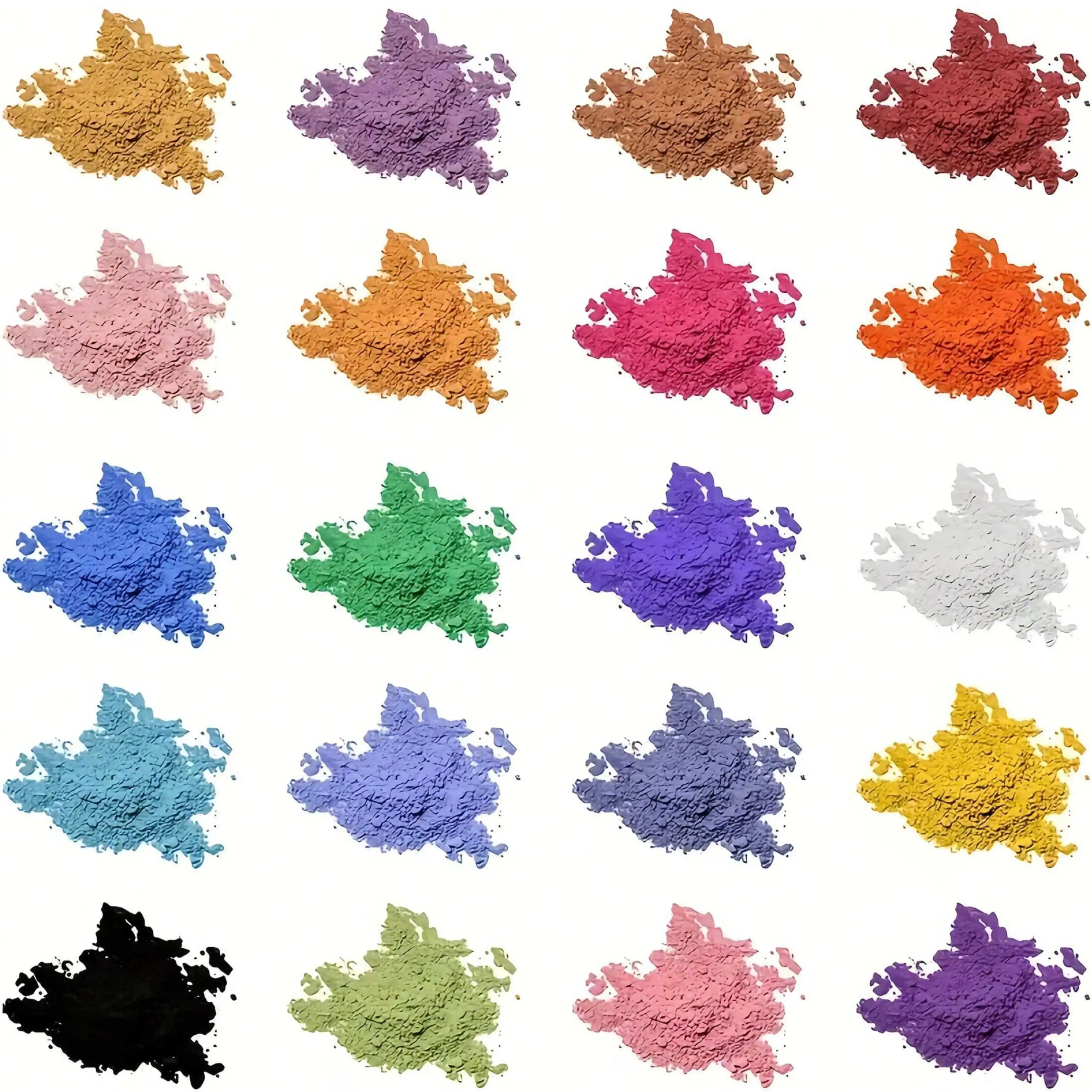 20 Colors, 20ml Pack, Epoxy Resin, Magnesium Powder, Metallic Luster Color Pigments, Epoxy Resin Art Set - Suitable for Soap Making, Candle Making, Dyeing, and Candle Jar Colorants