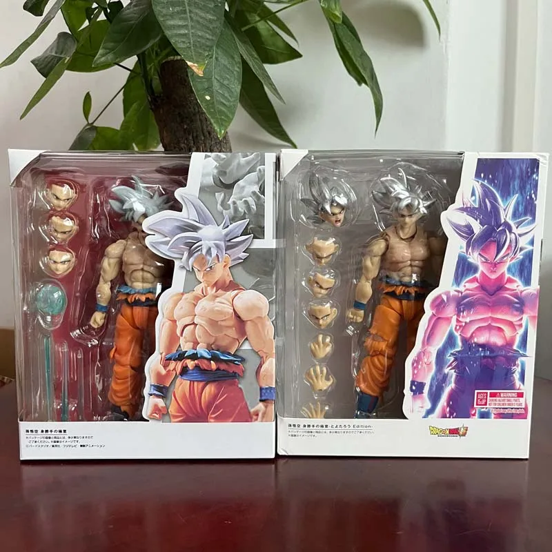 Dragon Ball Z Super Figure White Silver hair Son Goku Action Figure Goku 16cm Model Toys Bookshelf Decoration Gift For Children