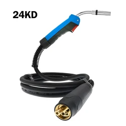 24KD CO2 Torch MIG Welding Torch Mig Binzel Welder Gun 250A 2.7M Air-cooled Euro Type Welding Torch for MIG MAG Welding Machine