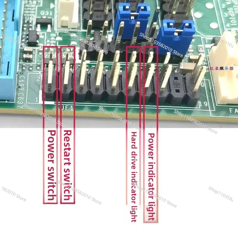 اللوحة الأم لخادم محطة العمل Ultra Micro X11SSH-F Core 6th and 7th Generations E3-1200 V5 V6 للإدارة عن بعد