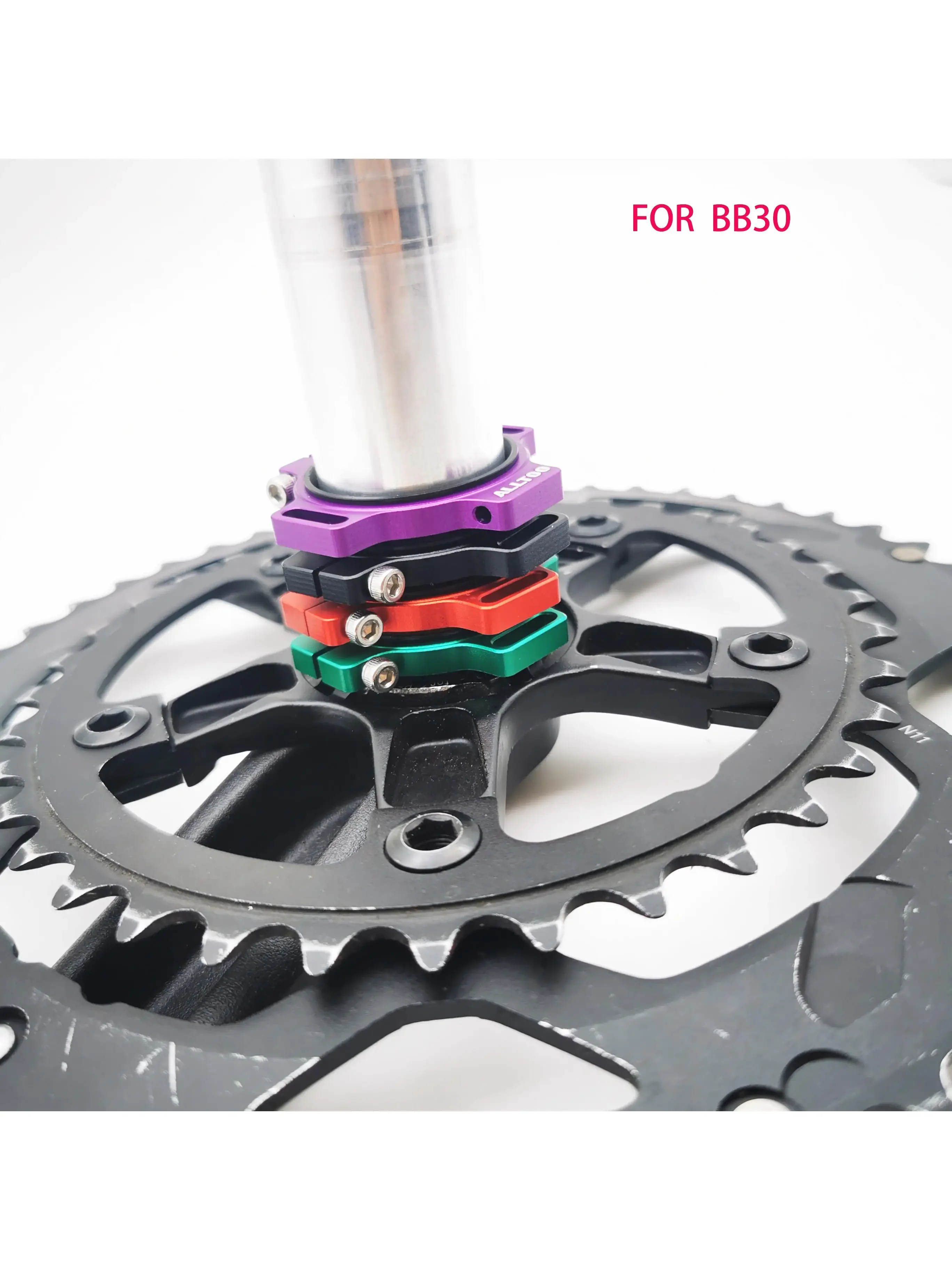 AliExpress ALLTOO Bike Bicycle Crank Adjuster Chainring Bottom Bracket Preload Adjuster Kit For-SRAM raceface BB30 Aluminum Alloy