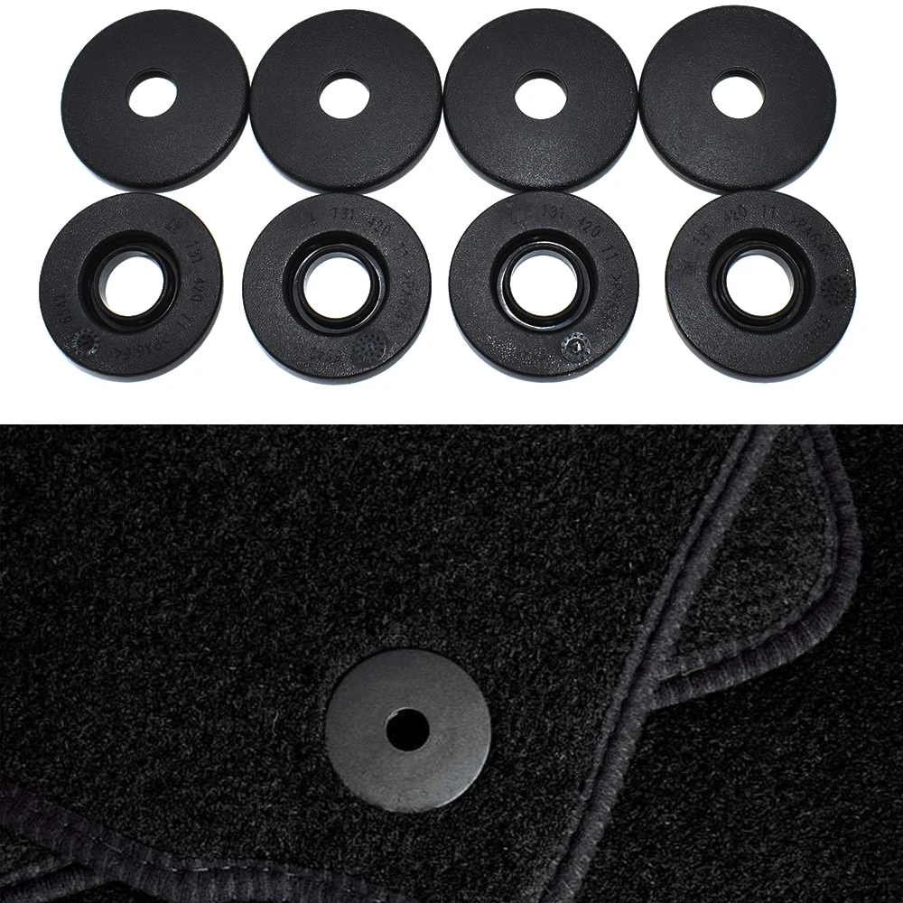 4Sets Car Floor Mat Clips Fastener Buckles Holders For GM Opel Chevrolet Vauxhall Holden Skid Resistant Carpet Fixing Clamps