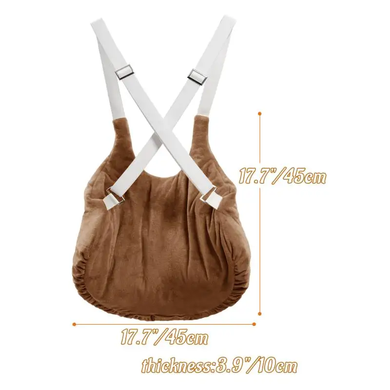 DAZCOS, accesorio de disfraz con relleno de vientre falso para hombre, traje grueso ajustable, accesorio de Navidad, Santa, vientre de imitación, vientre falso, Cosplay de Navidad