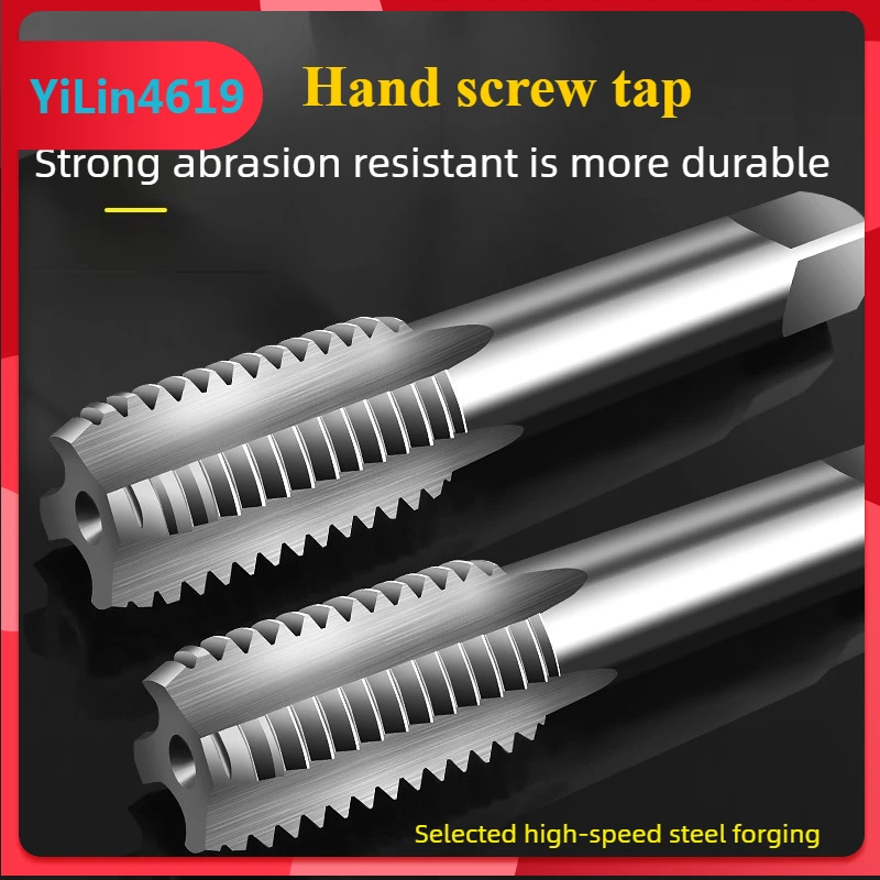 Hand Screwdriver Taps, Fine-threaded Drill Bits, Stainless Steel and Aluminum Alloy Tapping Set Tools