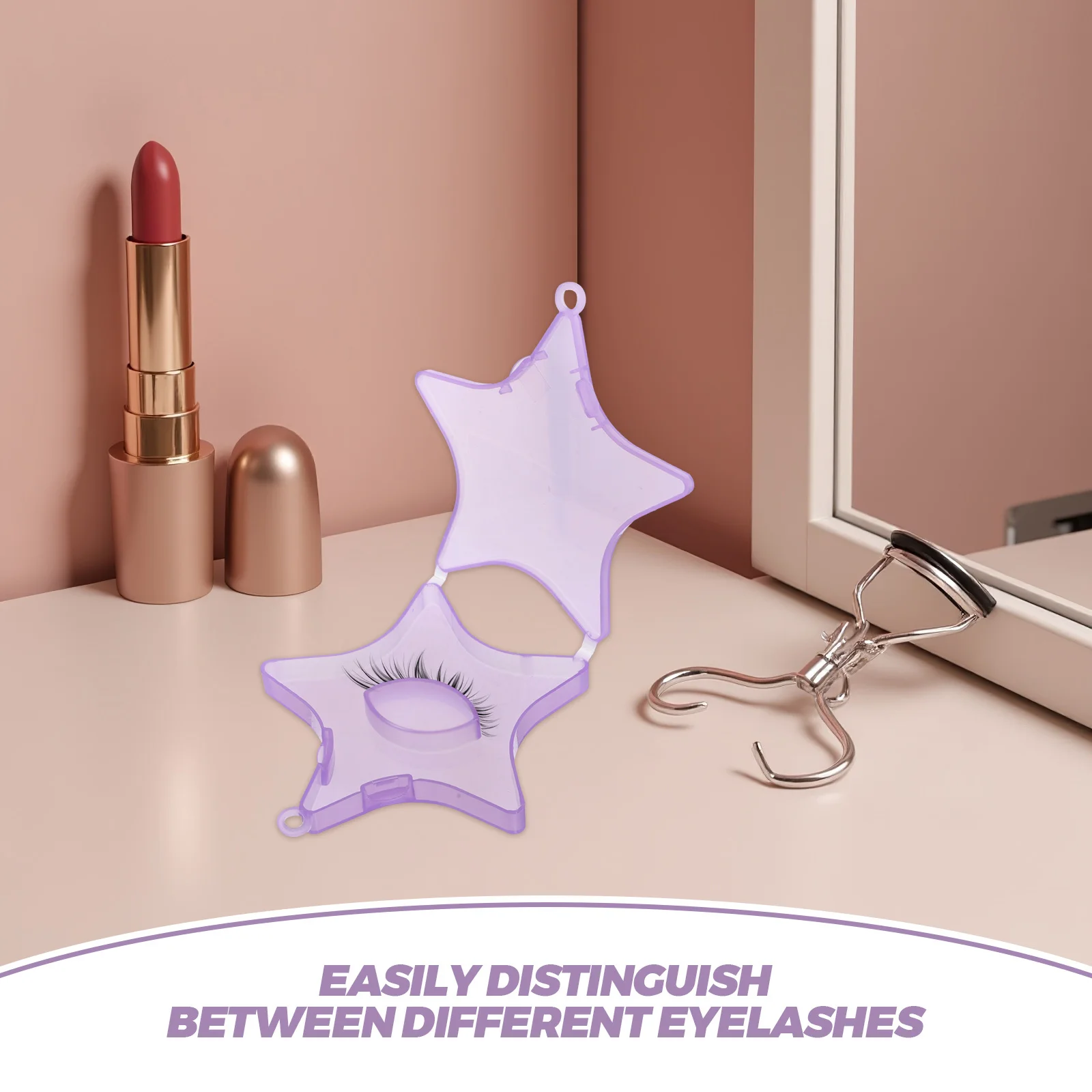 12 قطعة منظم الرموش الصناعية الملونة تصميم فريد من نوعه حقيبة تخزين الرموش تمنع سحق حامل متعدد الوظائف لـ on