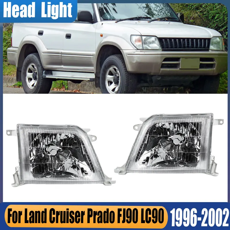

81110-6A130 81150-60850 для Toyota Land Cruiser Prado LC90 LC95 1996-2002 Автомобильный передний фонарь дальнего света, корпус сигнальной лампы