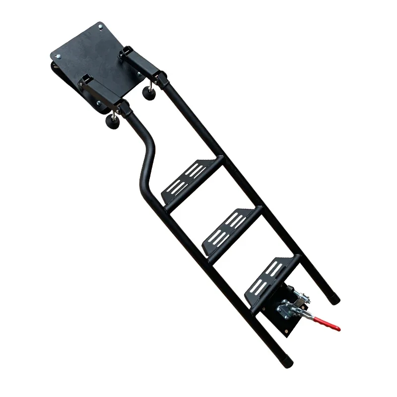 

Pickup truck tailgate climbing ladder modification