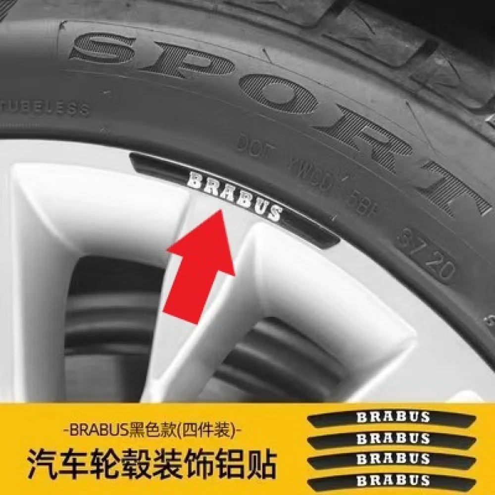 

20pcs Car wheel hub sticker with logo emblem for BRABUS GLA GLC CLA CLS W203 W204 W205 W206 W213 W117 W124 W212 W166 W176 W177