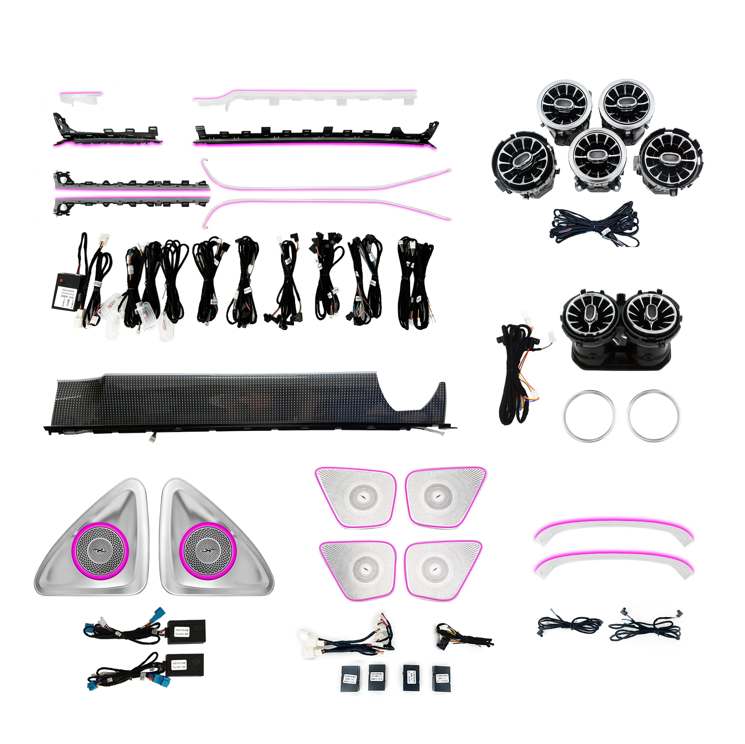 

W177 Ambient Light Kit for Mercedes Benz A-class W177 GLA C118 Upgraded 64 Colors Interior Atmosphere Light Accessories