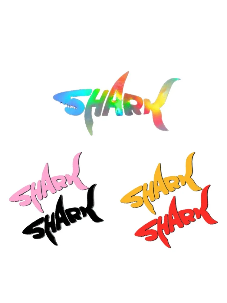 AliExpress anlyxi 1PCS for Shark Bicycle Stickers Cool Visor Logo Creative Vinyl Decals Motocross Fuel Tank Body Decor Motorcycle Helmet Stickers
