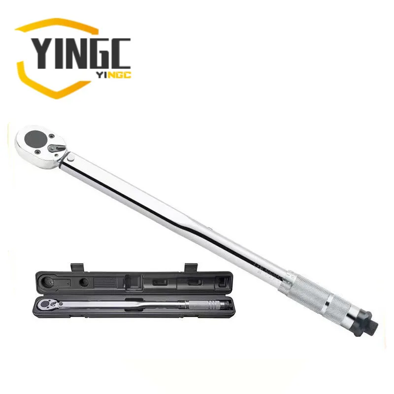 【セール中】Yc1Pc トルクレンチ、1/4インチ、3/8インチ、1/2インチ調整可能なドライバープリセットトルクレンチ、範囲19〜210 N・M、プリセット自転車車トルクレンチ、ラチェットレンチ、特別なハードボックス付き、夫へのギフトとして