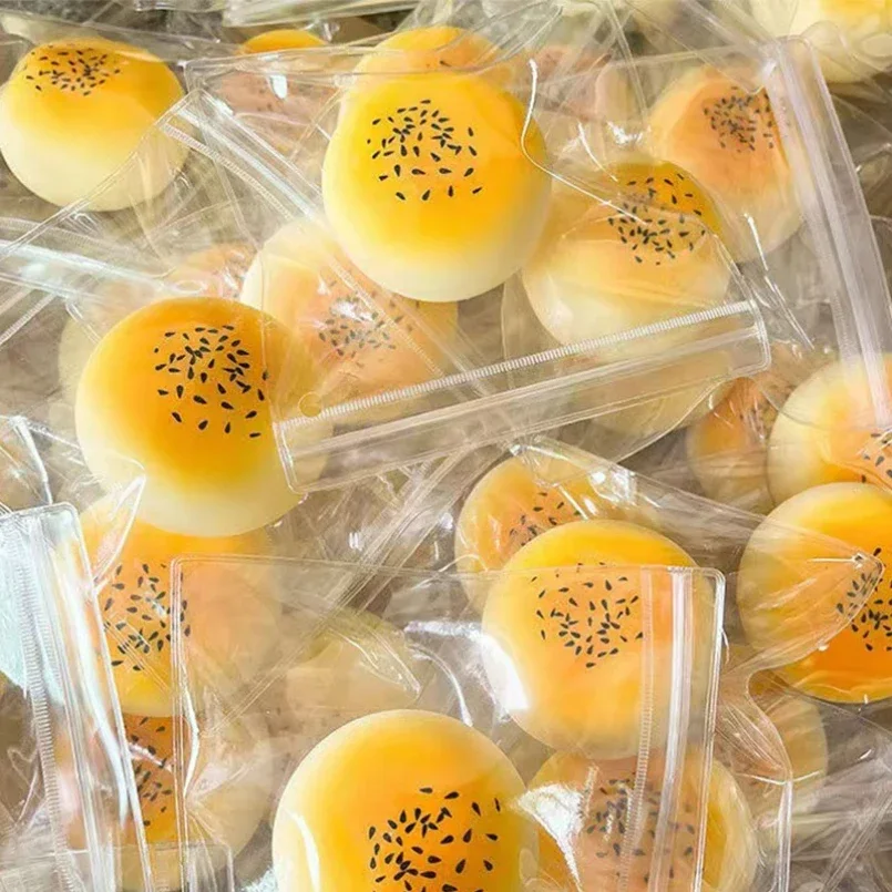 Pizzage de pommes de terre compressibles, rebond lent, soulagement du Stress pour adultes, pain doux fait à la main, ornements de bureau, cadeaux pour enfants