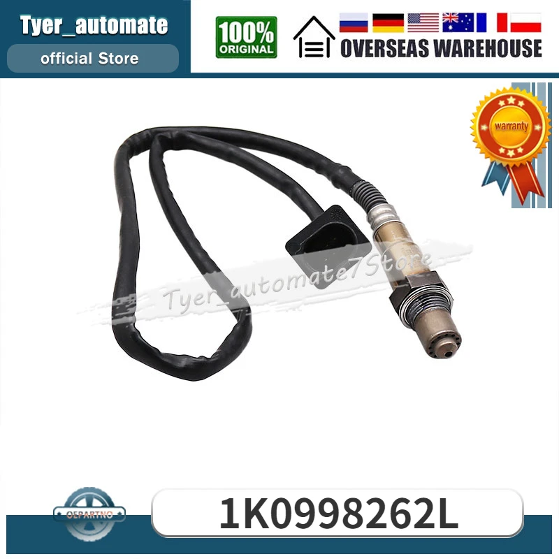 

For AUDI A4 A5 A6 A6 QUATTRO A8 QUATTRO ALLROAD Q5 Q7 R8 S6 S8 VOLKSWAGEN JETTA PASSAT TOUAREG 1K0998262L Upstream Oxygen Sensor