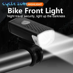 Fiets Voorlichten Usb Oplaadbare Led Fiets Lamp Voor Nacht Rijden Mtb Koplamp Zaklamp Veiligheid Fietsen Accessoires 3 Modi