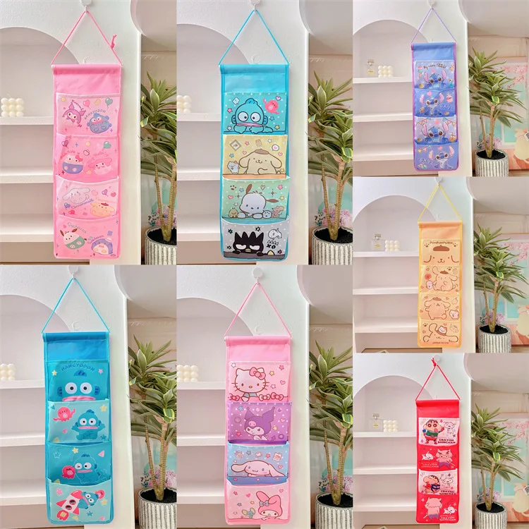 Sanrio Muur Opknoping Opbergtas, Kast Organizer Tas Op De Deur Oxford Farbric Opknoping Pocket Organizer Voor Slaapkamer