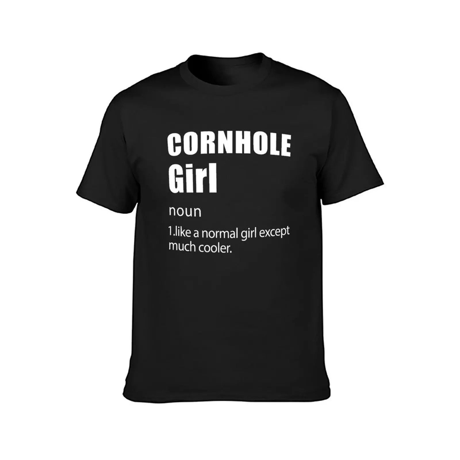 Cornhole Girl Definition, Funny Cornhole Design, Cornhole Quote T-Shirt boys whites oversizeds oversized t shirts for men