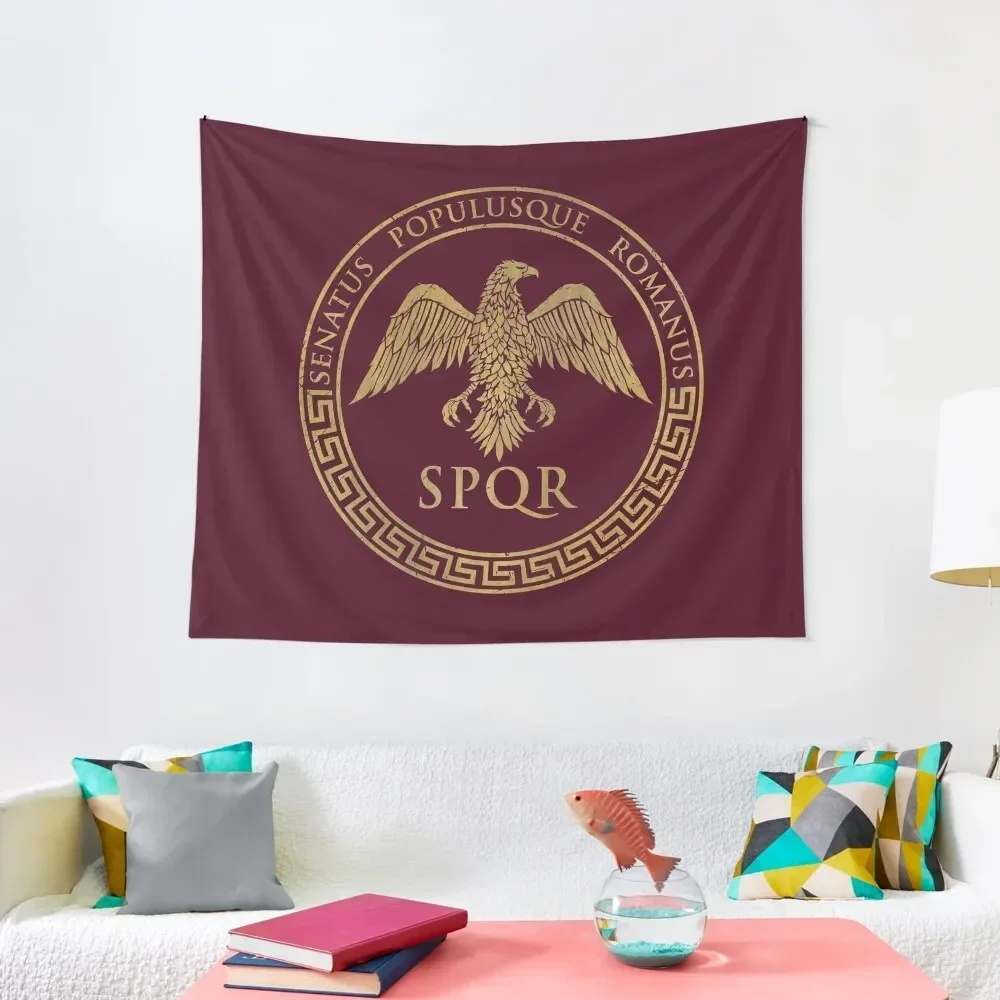 

Senatus Populusque Romanus - Eagle Emblem V01 Tapestry Home Decoration On The Wall Tapestry