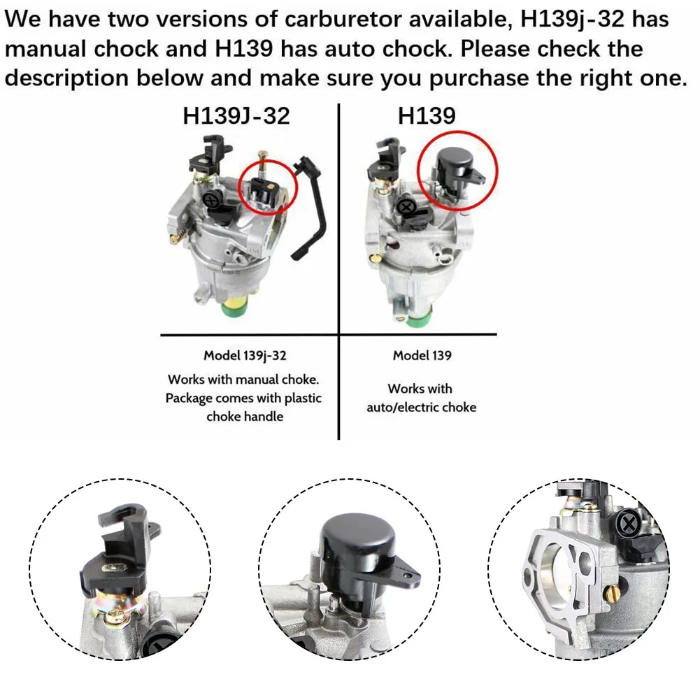 

Карбюратор для GX390 GX340 11HP 16HP 182F 188F, генератор двигателя, генератор косилки, запчасти, аксессуары