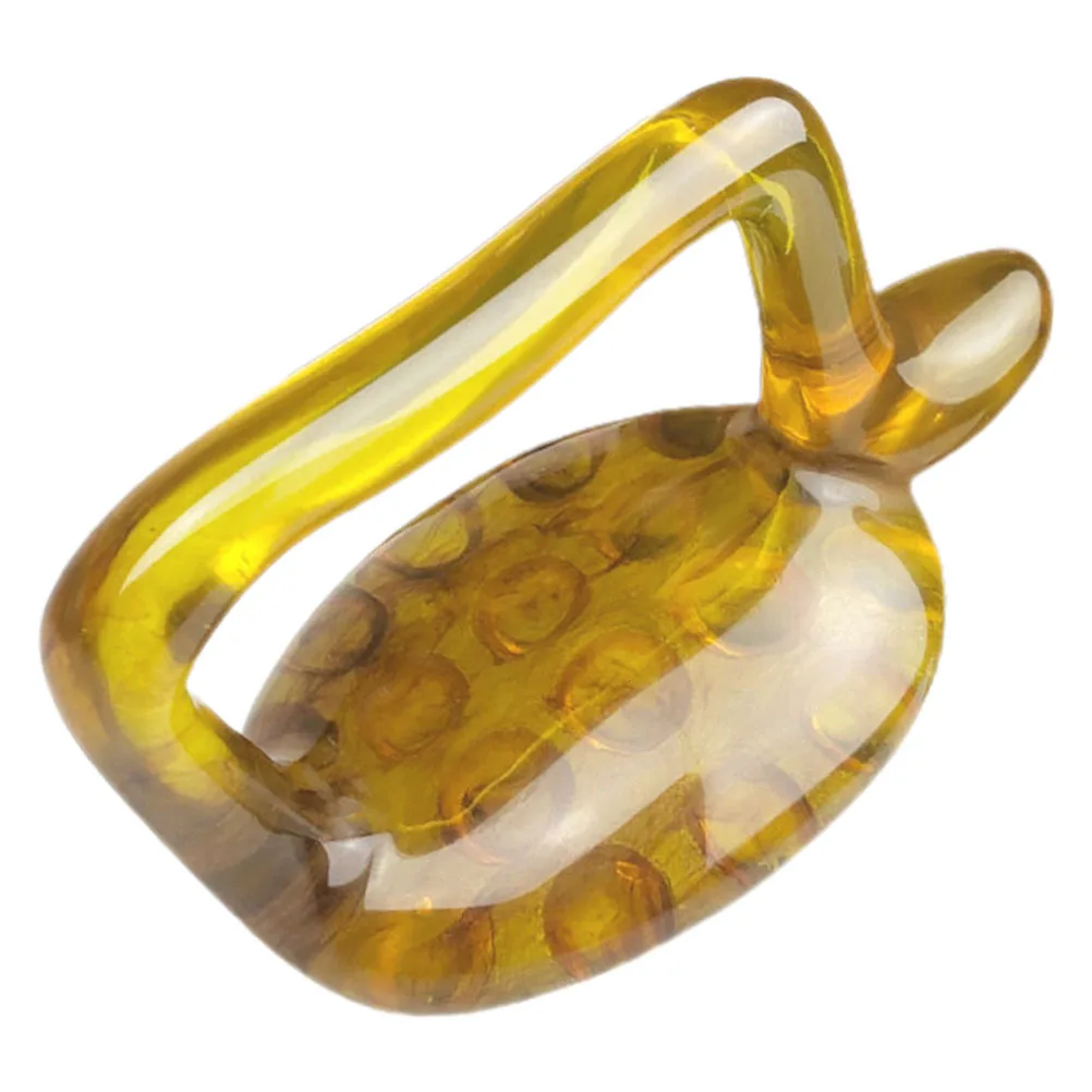 Tabla de masaje Gua Sha, herramienta raspadora de resina marrón para relajación muscular, cuerpo, cuello y hombros, masajeador Facial, placa raspadora