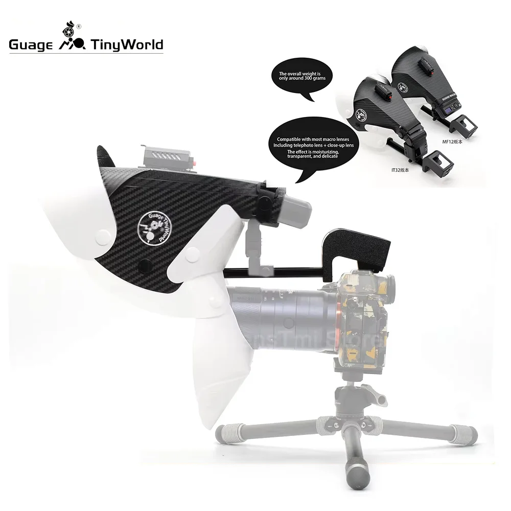 guage-macro-photography-horseshoe-soft-light-cover-fit-godox-mf12-it32-flash-insect-jewelry-product-shooting-diffuser-accessory
