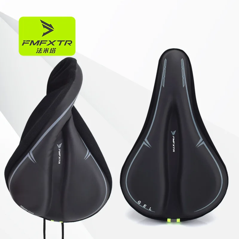 Fietszitkussen - Gel gevoerde hoes voor heren Dames Comfort Verstelbaar klittenband Veilig fietszitkussen Compatibel met Peloton