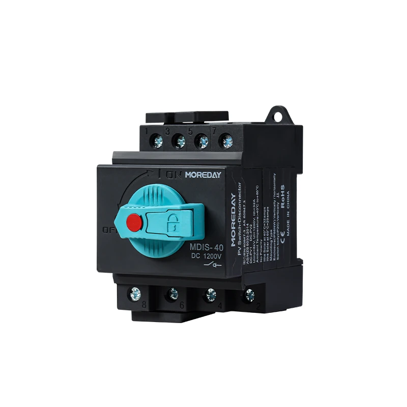 Photovoltaic DC Disconnector 4P 32A DC1000V Solar Bus Box Transfer Switch Waterproof IP66