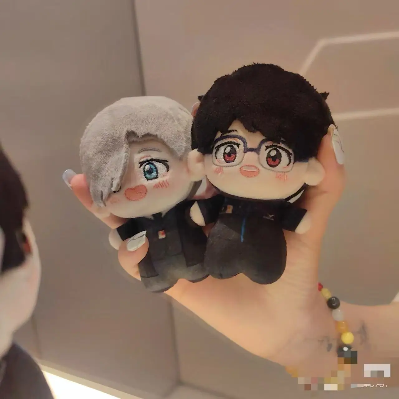 Victor Nikiforov Yuri Katsuki 10cm Yuri!!! on ICE Attribute Cotton Doll Body Dress Up Clothing cute Soft Toy Figures Fans  Gifts