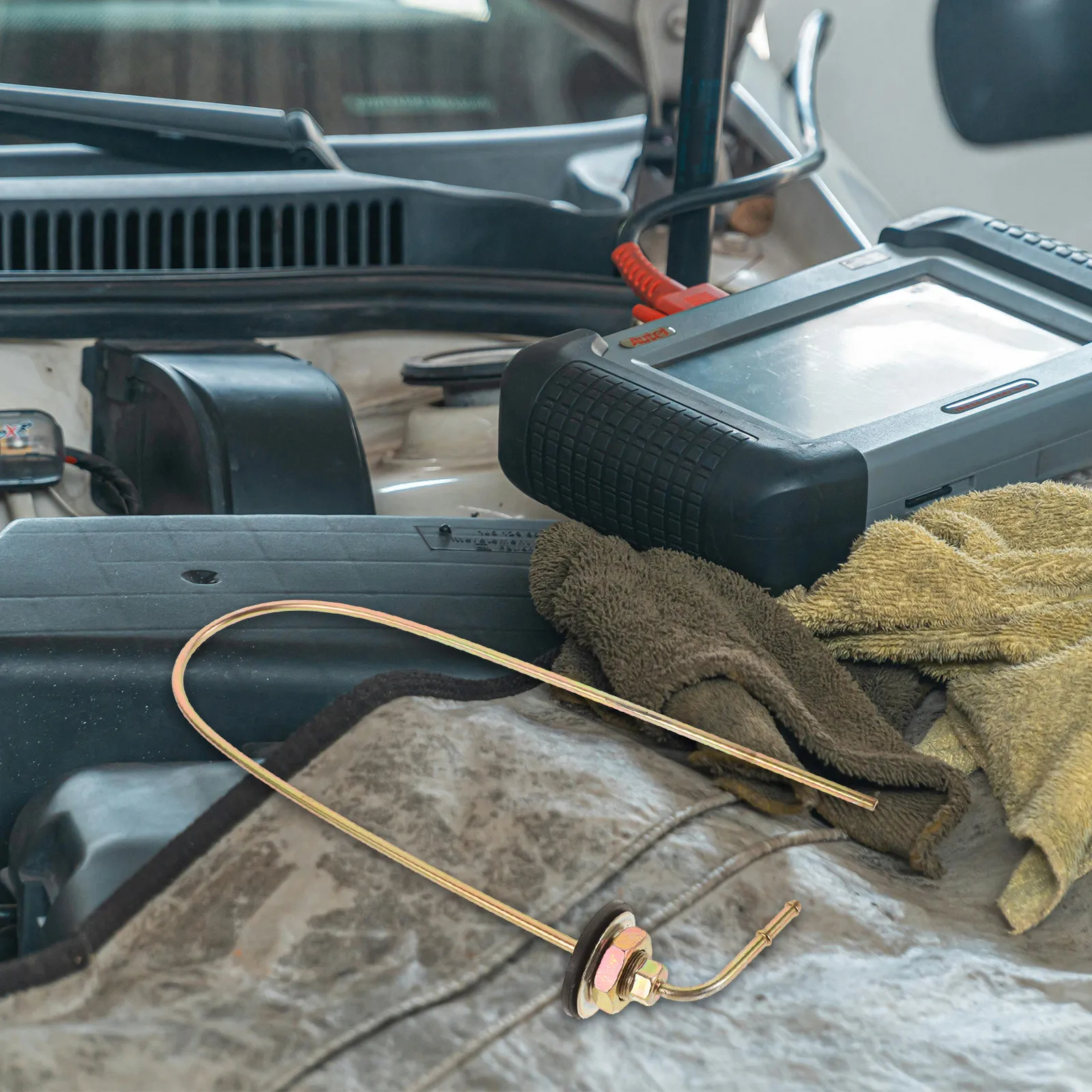 

1Set Vehicle Parking Heater Pickup Tube Kit Anti-Slip Rubber Copper Fuel Tank Extractor for Car Truck Oil Transfer