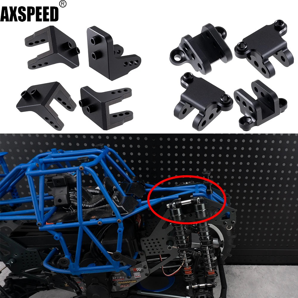 

AXSPEED Shock Mount Metal Mount Damper Tower For 1/8 LOSI LMT RC Crawler Car Upgrade Parts