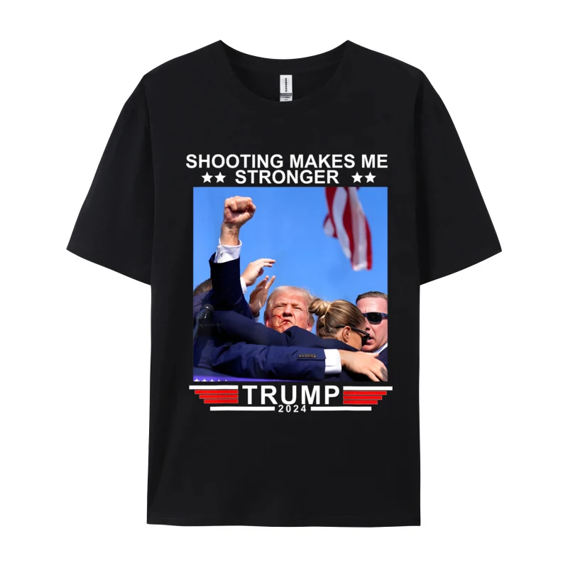 Fight Make America Great Makes Me Stronger Trump Tshirts Again New Tshirts Take America Back T Shirts for Men Print Tshirt Man