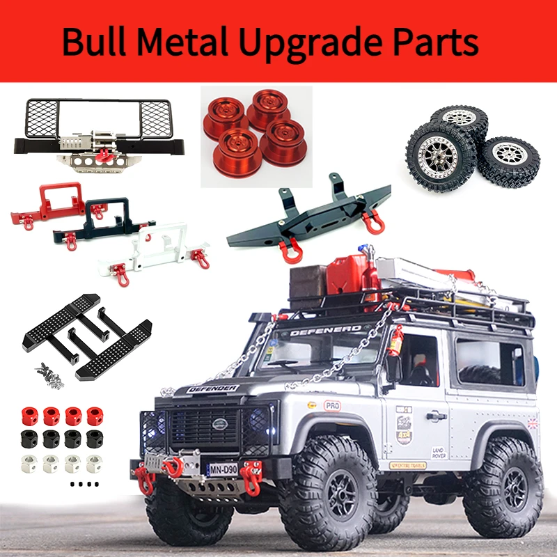 Bull Remote Control Car Mn99s Metal Upgrade Modification Parts Mn98 Bumper Wheel Winch