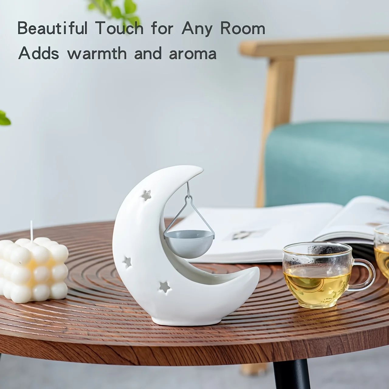Elegant Ceramic Candle Warmer Aromatherapy Incense Burners Home Decor Romantic Tabletop Burner Candle Holder Ornament Best Gift