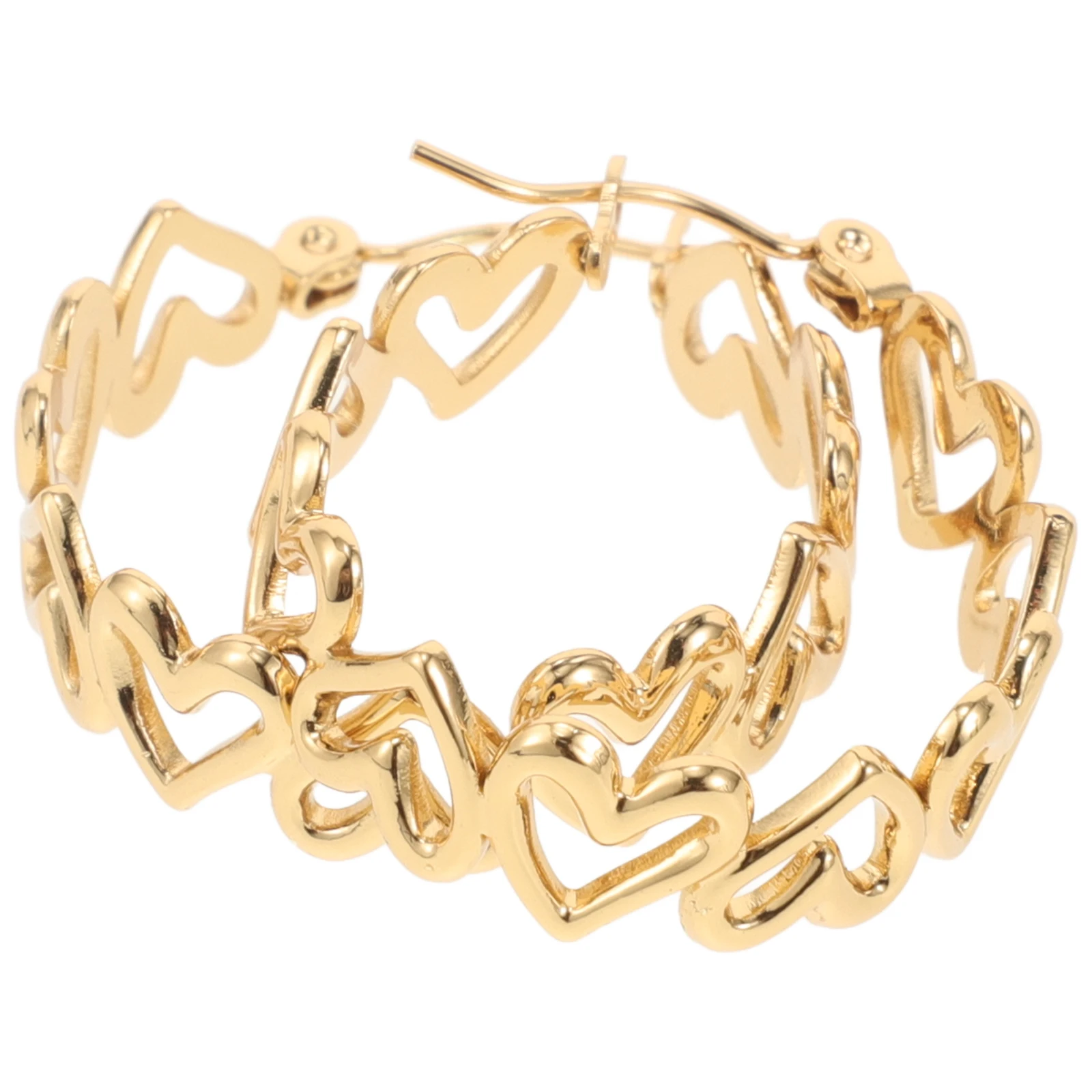 

Stainless Steel Earrings Chain Link for Women Dainty Minimalist Shop Zircon Elephant