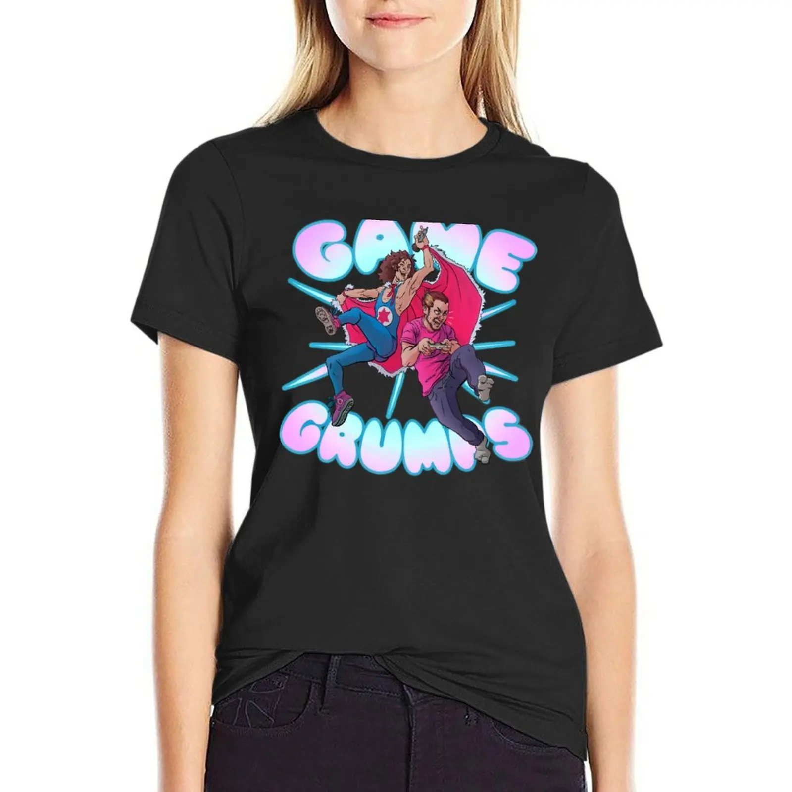 Game Grumps Shout T-Shirt Esthetische Kleding Anime Kleding Shirts Grafische T-Shirts Vrouwelijke Kleding Voor Vrouwen