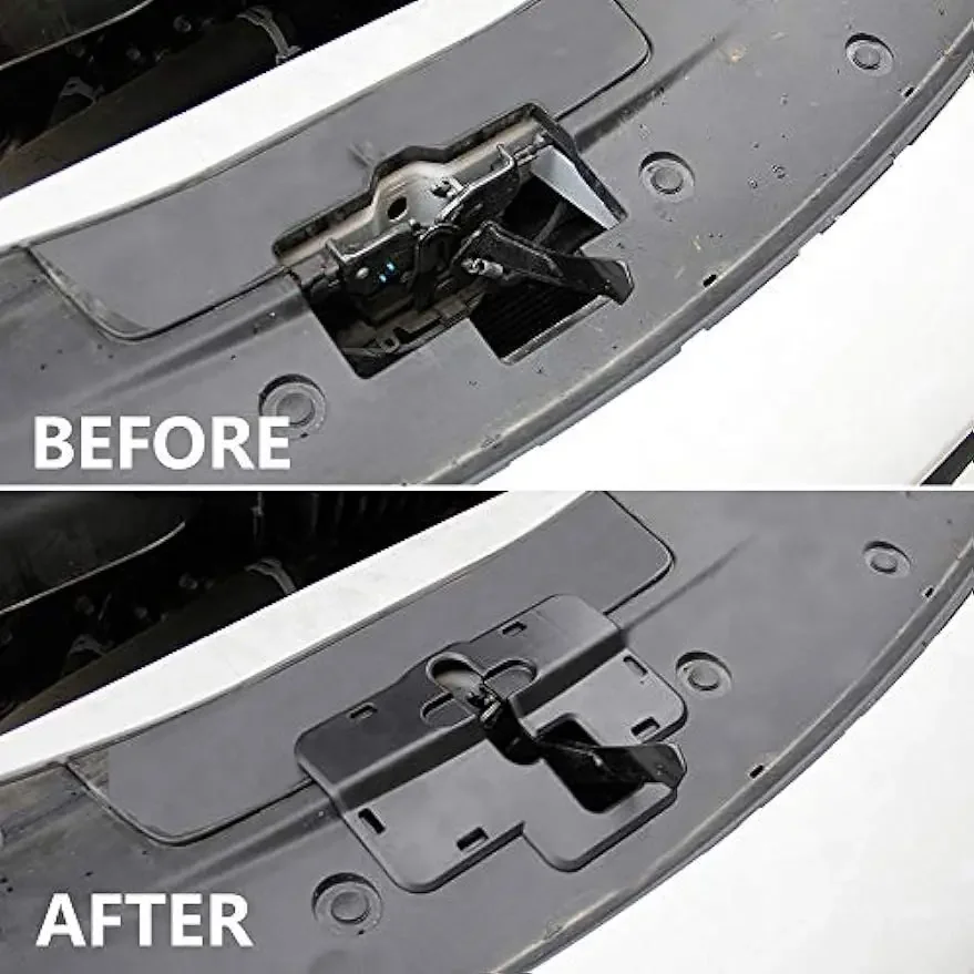 Dodge Engine Hood Lock Bolt Dust-Proof Gap Protection Cover Decoration Stickers ABS for 2015-2022 Dodge Charger Accessories