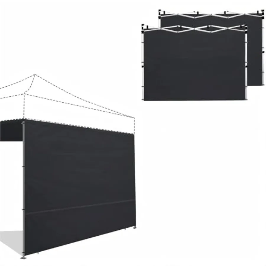 

Canopy Tent Sidewalls for 10×10 Pop Up Canopy 3 Pack Instant Canopy Sunwall Waterproof and UV Protection Canopy Shade Wall Stra