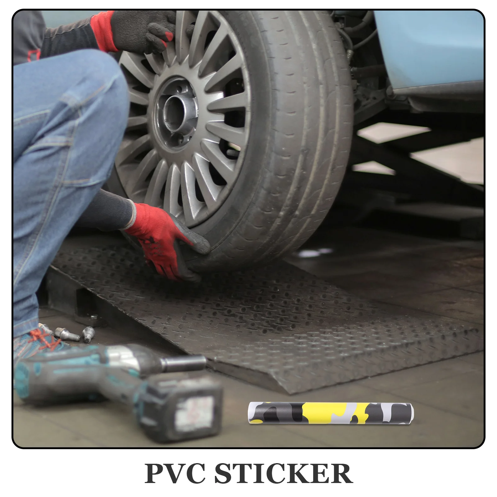 التمويه سيارة التفاف PVC فيلم الأصفر كامو الكتابة على الجدران دائم السيارات ملصق سيارة الديكور سيارة التصميم الداخلي لاصق الفيلم