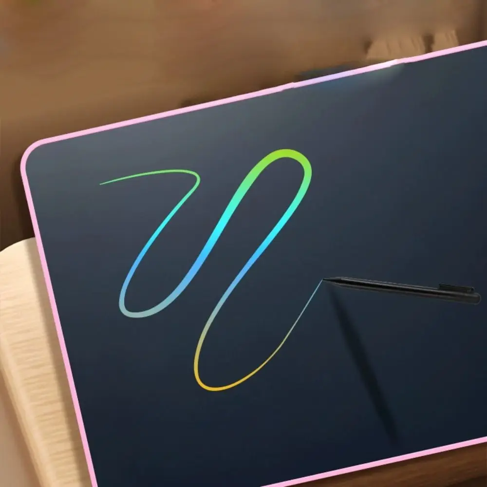 Tablet Tulis LCD 20 Inci Digital dengan Layar Berwarna Papan Tulis Ajaib Alat Seni Elektronik Alas Gambar Mainan Edukasi