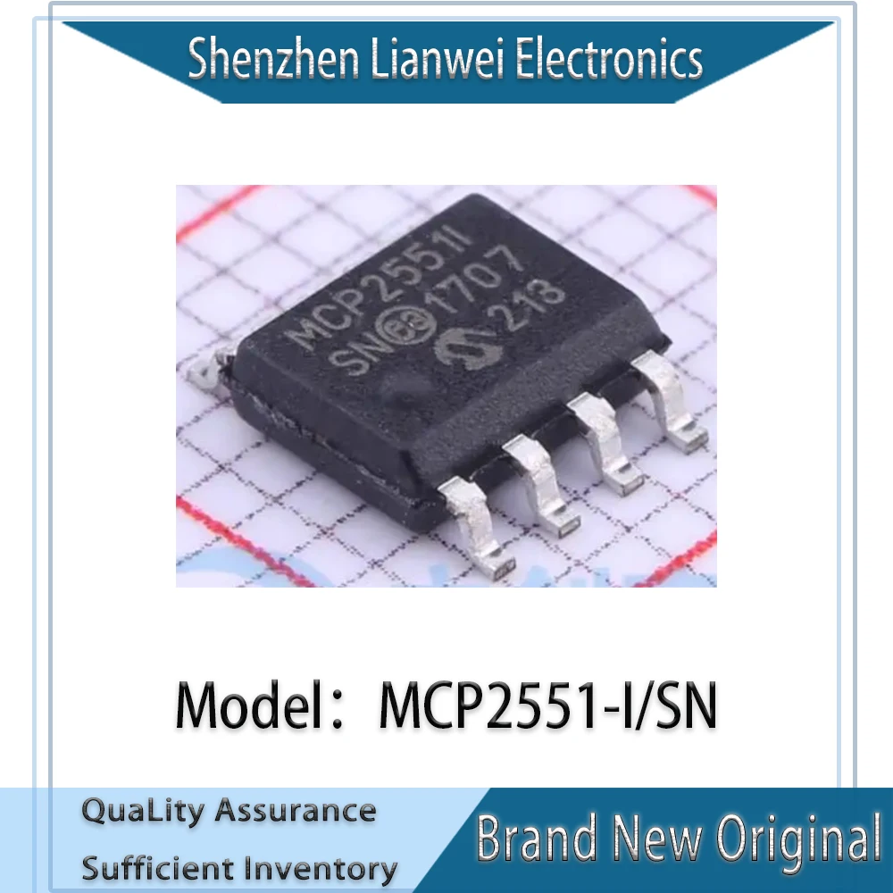 

100% New Original MCP2551-I/SN MCP2551I IC Chipset SOP-8